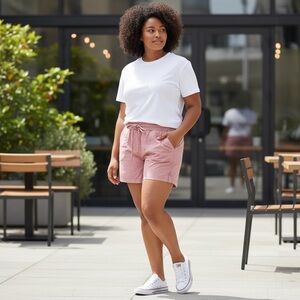 RBX Women's Athletic Shorts in Pink